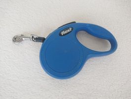 Flexi Classic Roll-Leine Blau Klein XS 3m