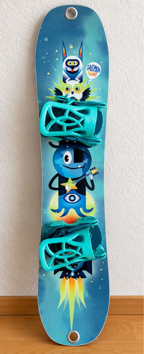 Salomon Board: Salomon Team Kinder-Snowboard 100 cm inkl. Salomon Bindung – Usato da Pfäffikon ZH venduto da skazi82