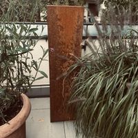 Säule rost 120 x 30 x 30 cm