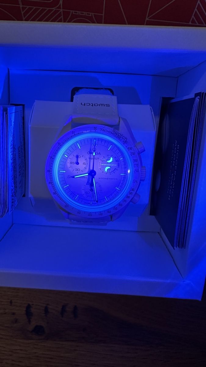 Swatch Orologi: Swatch Moonswatch Snoopy – Nuovo e nell'imballaggio originale da Illnau venduto da Harley670 6