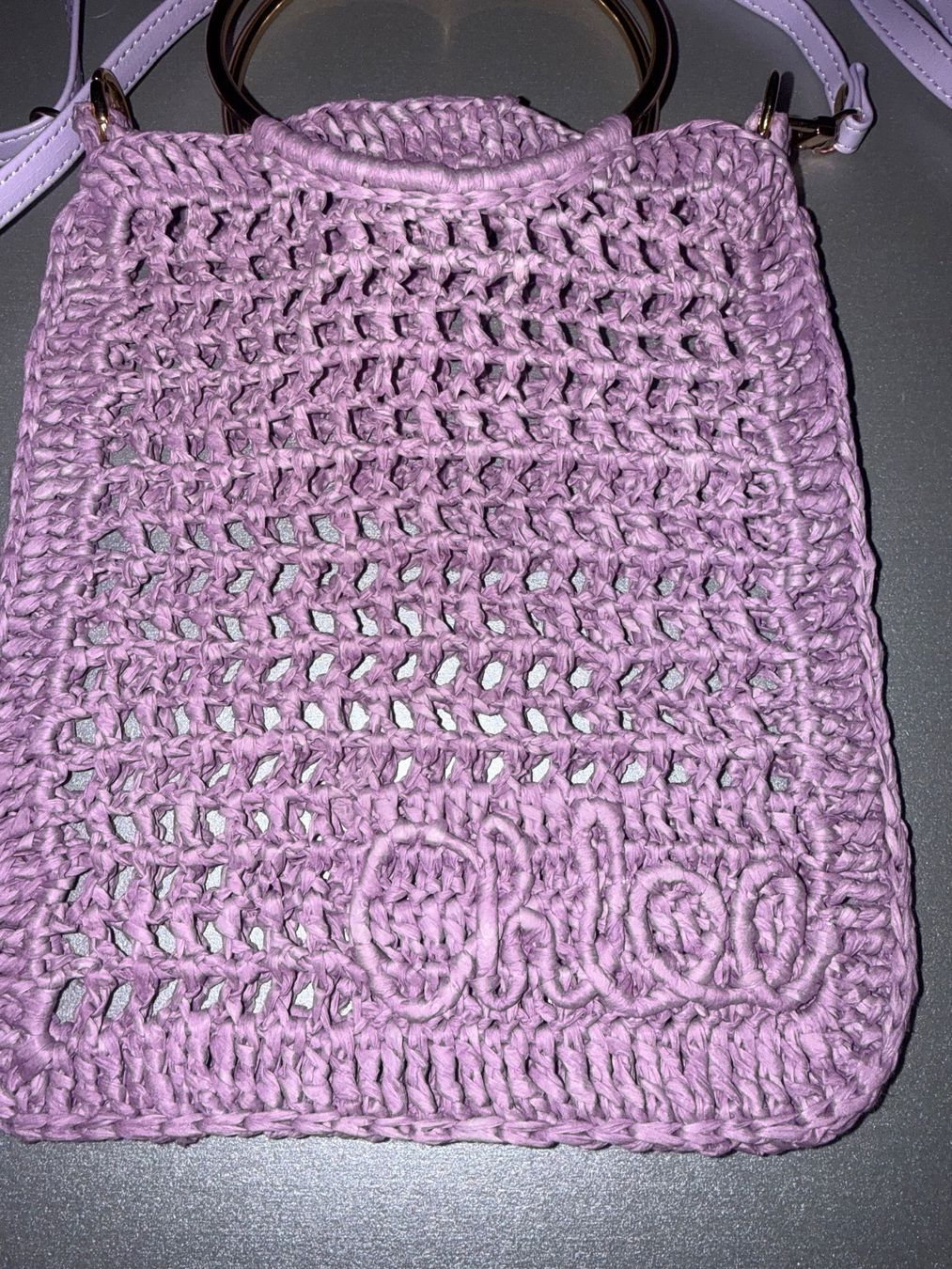 Borse da donna: Tasche aus Raffiabast handgestrickt – Nuovo (secondo la descrizione) da Buchrain venduto da nat_pl5p 2