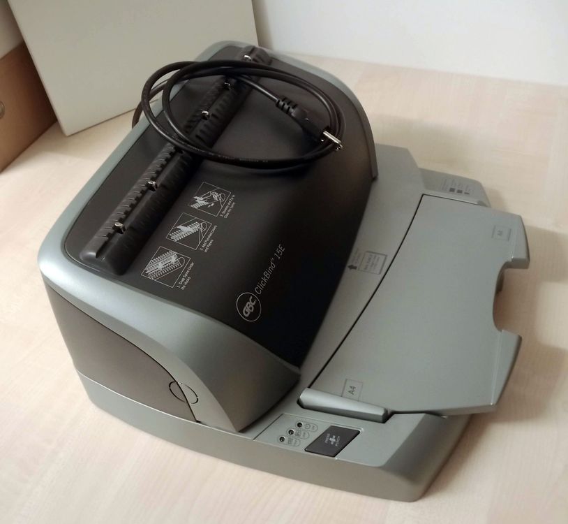 GBC 387326E ClickBind Binderücken, klar, 16