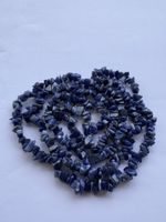 Sodalith Steine Kette Strang 90 cm 5-10 mm 52 Gramm