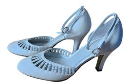 Weisse Sommer Schuhe, elegant, Grösse 38.5