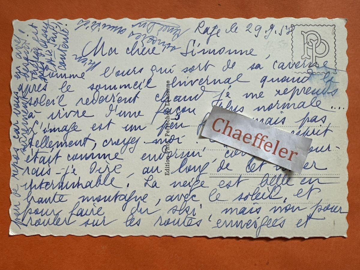 Cartes postales: 1958 6021 Lausanne Notre-Dame – D'occasion à Zürich par Chaeffeler 1