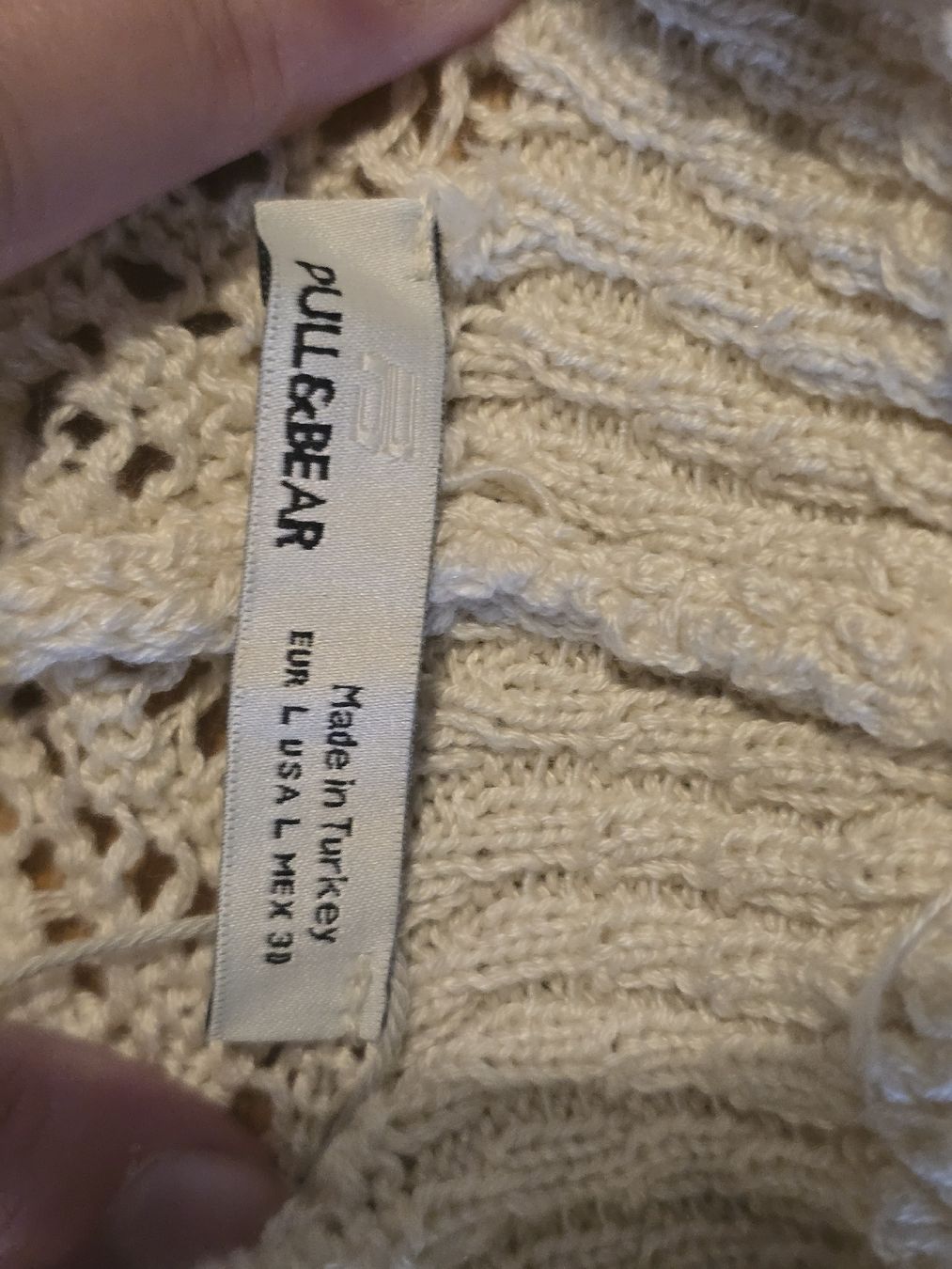 Pull&Bear Kleiderpakete: Pull&Bear Set Häkeloptik beige Grösse L neu mit Etikett – Neu (gemäss Beschreibung) aus Bülach von Cat_2.5 2