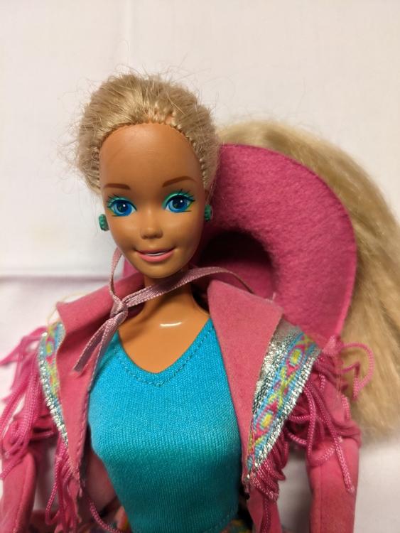 Cheval Barbie Sun Runner Western Fun Mattel 1983 Vintage - Quasi Complet Avec Accessoires