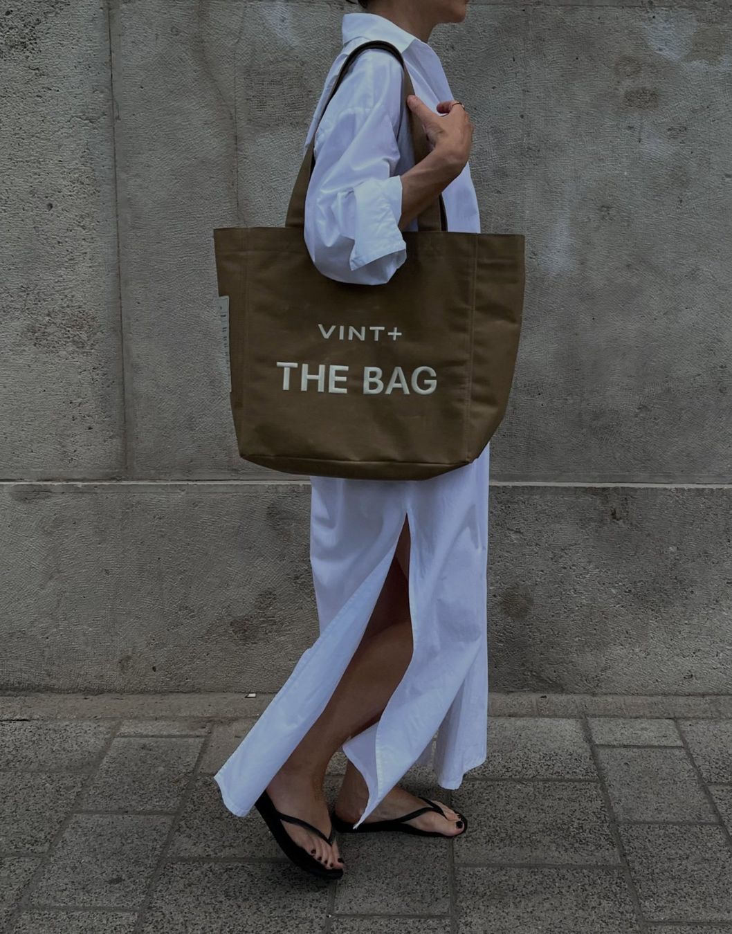 Taschen: VINT+ Waxed Canvas Bag Ivory Big Size - das Platzwunder! – Gebraucht aus Stilli von Bibneu 4