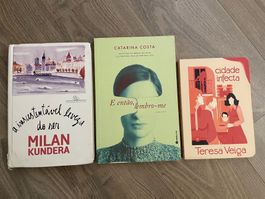 Lot de 3 livres en portugais (romans)