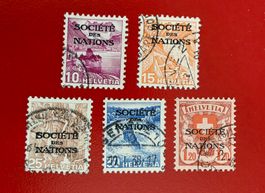 D III SDN SOCIETE DES NATIONS 24 49Y 50Y 53Y 52Z 1930-1935 G