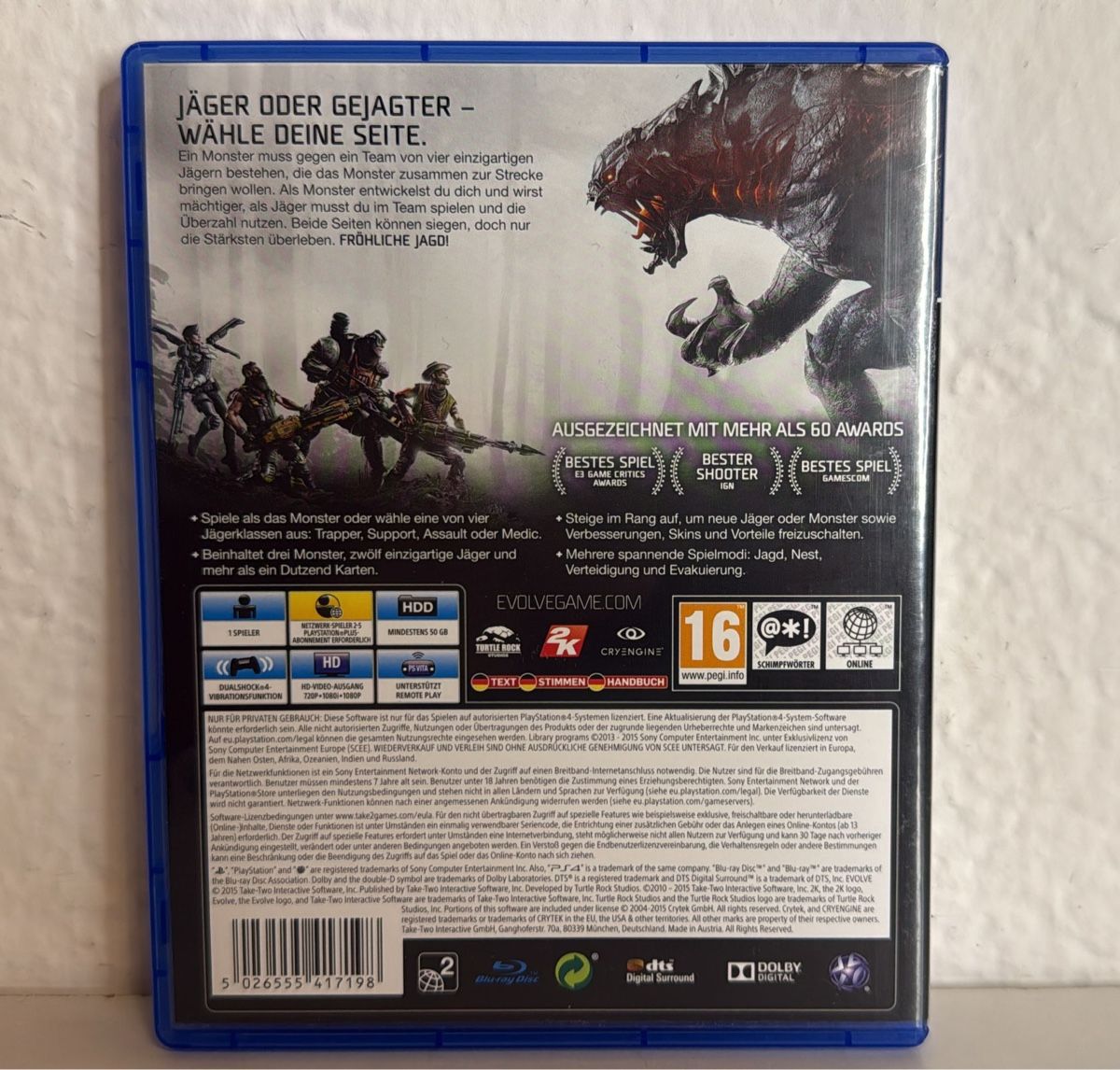 Sony Giochi: PS4/PS5 Evolve Game - Good Condition! – Usato da Ehrendingen venduto da bubulence 1
