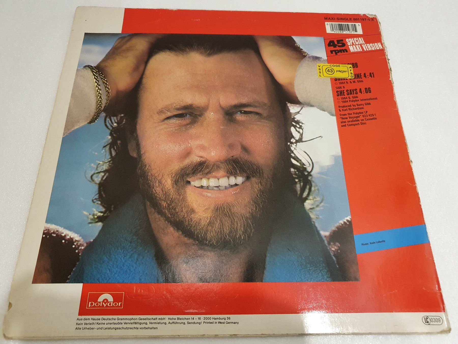 Dischi in vinile: Barry Gibb – Shine, Shine – Usato da Uster venduto da Vinyl-Leidenschaft 1