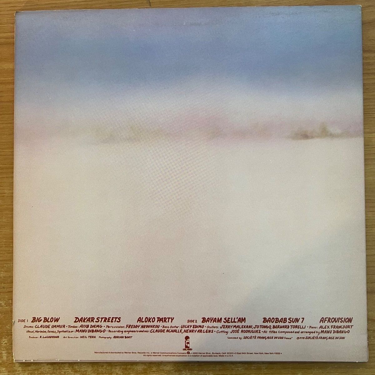 Schallplatten: Manu Dibango - Afrovision / 1. UK-Press. 1976 - TOP – Gebraucht aus Gais von soundcave57 1