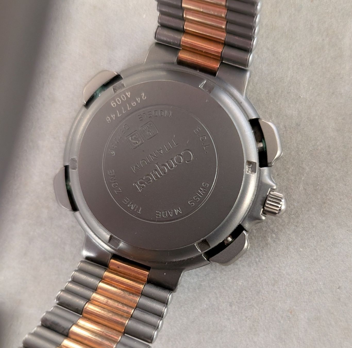 Longines Orologi: Longines Conquest Titanium  Ø ca. 40mm – Difettoso da Oberbüren venduto da Space20 4