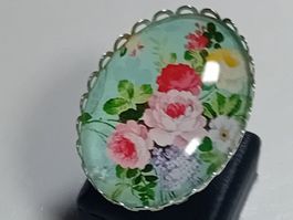 ring modeschmuck mit antiksilber überzogen