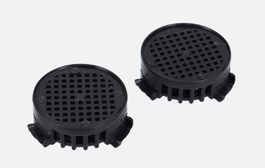 2x Aktivkohlefilter kompatibel mit Liebherr 9096342 Rund