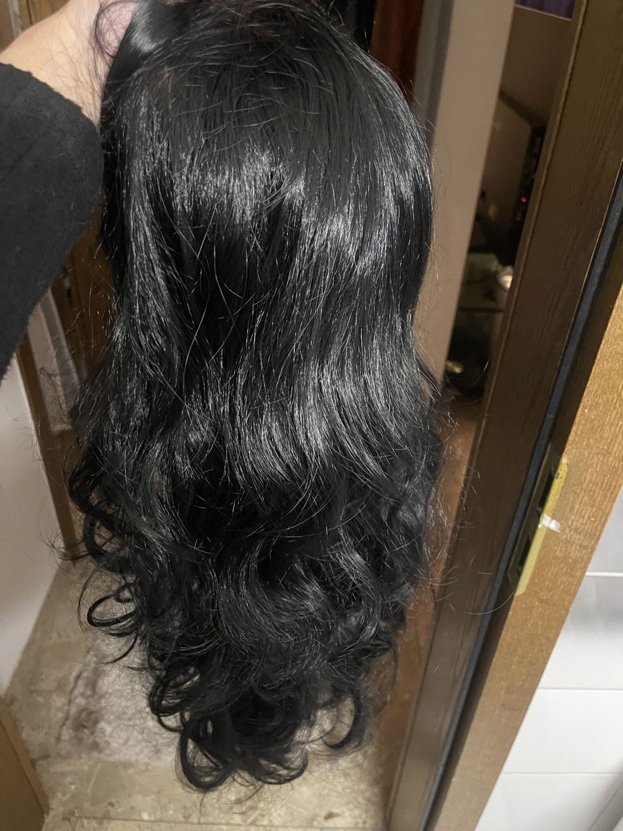 Perücken: Schwarze langhaar Perücke neu – Neu (gemäss Beschreibung) aus Trimbach von Alessia75