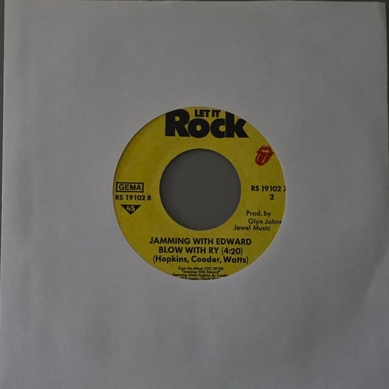 Schallplatten: The Rolling Stones Single – Let It Rock – Gebraucht aus Root von atelier22