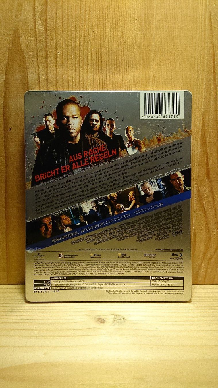 Tutti i DVDs: BLOOD OUT Blu-Ray Steelbook – Usato da Wilderswil venduto da Exebub 1