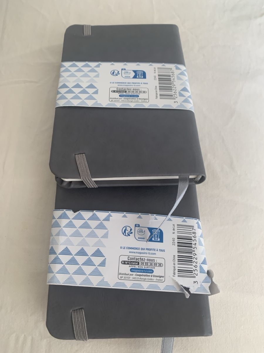 Schreibblöcke: 2 Notebooks (9x14cm), 192 pages lined new – Neu (gemäss Beschreibung) aus Immensee von vgitter 3