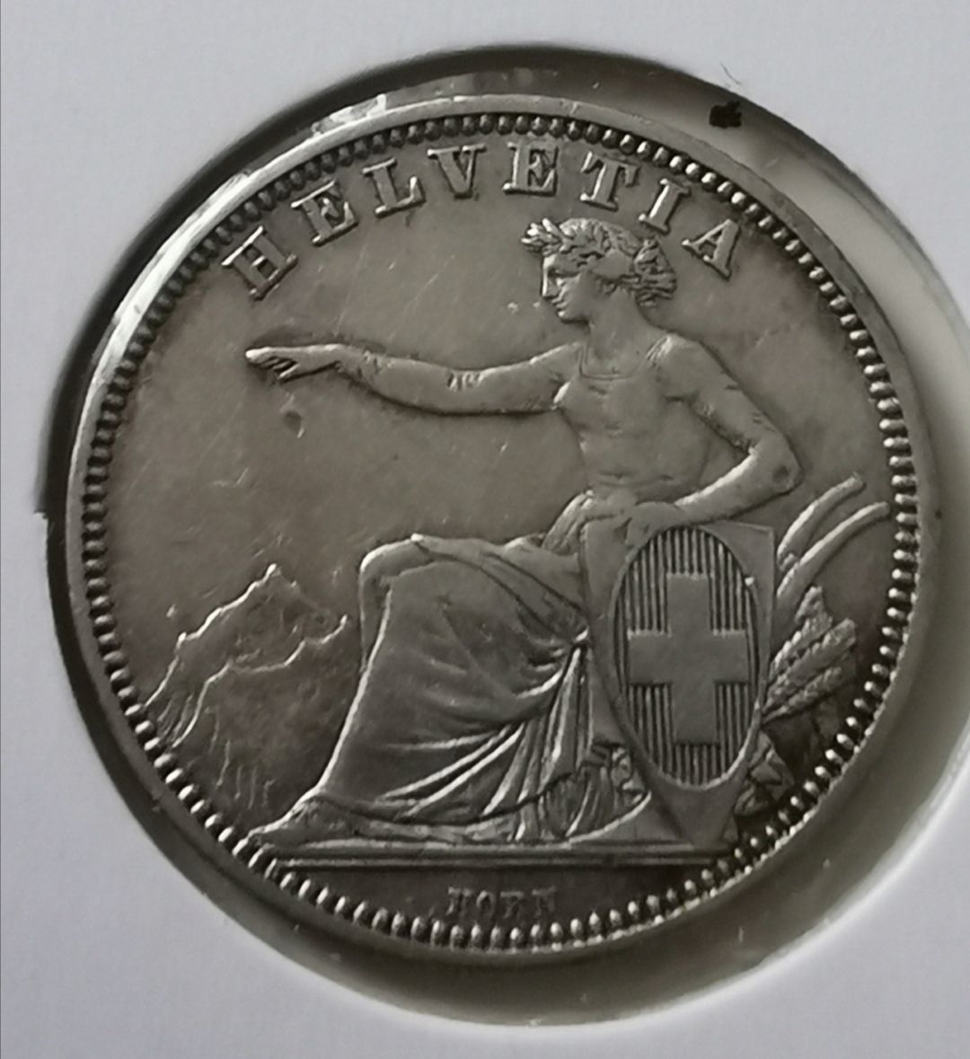 Tutti le monete: 1 Franken 1861 Silber – Usato da Zürich venduto da turbopuz 1