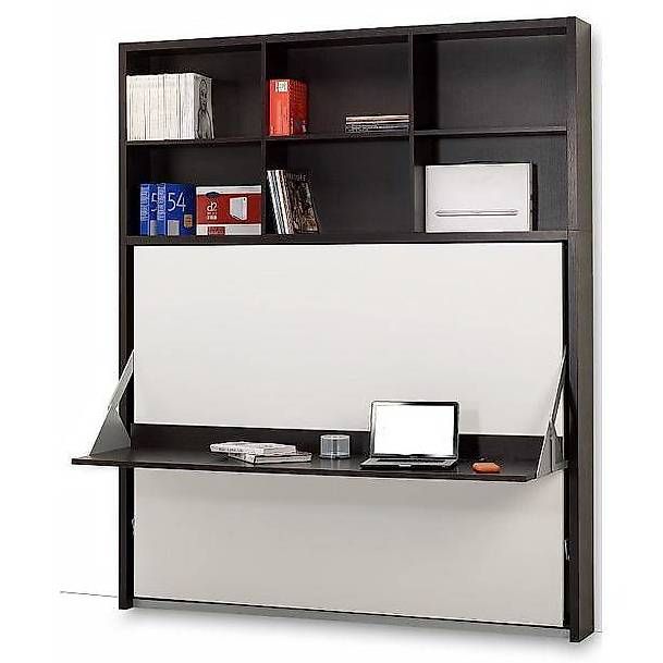 Letti: Lit escamotable horizontal 160 x 200. Avec bureau. – Nuovo e nell'imballaggio originale da Lausanne venduto da casa56 4