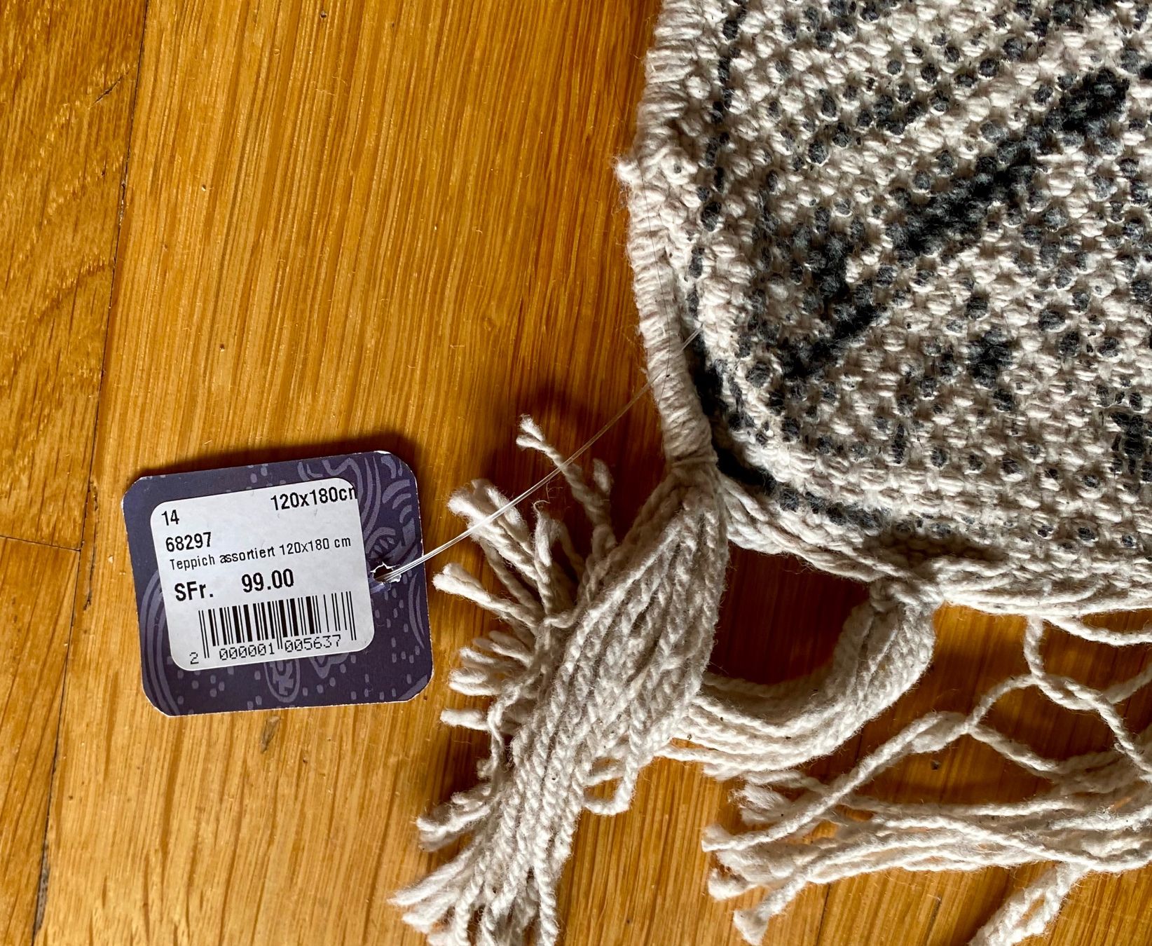Cachet Tappeti: Teppich gemustert 120x180cm neu – Nuovo (secondo la descrizione) da Luzern venduto da i-love-guacamole 2