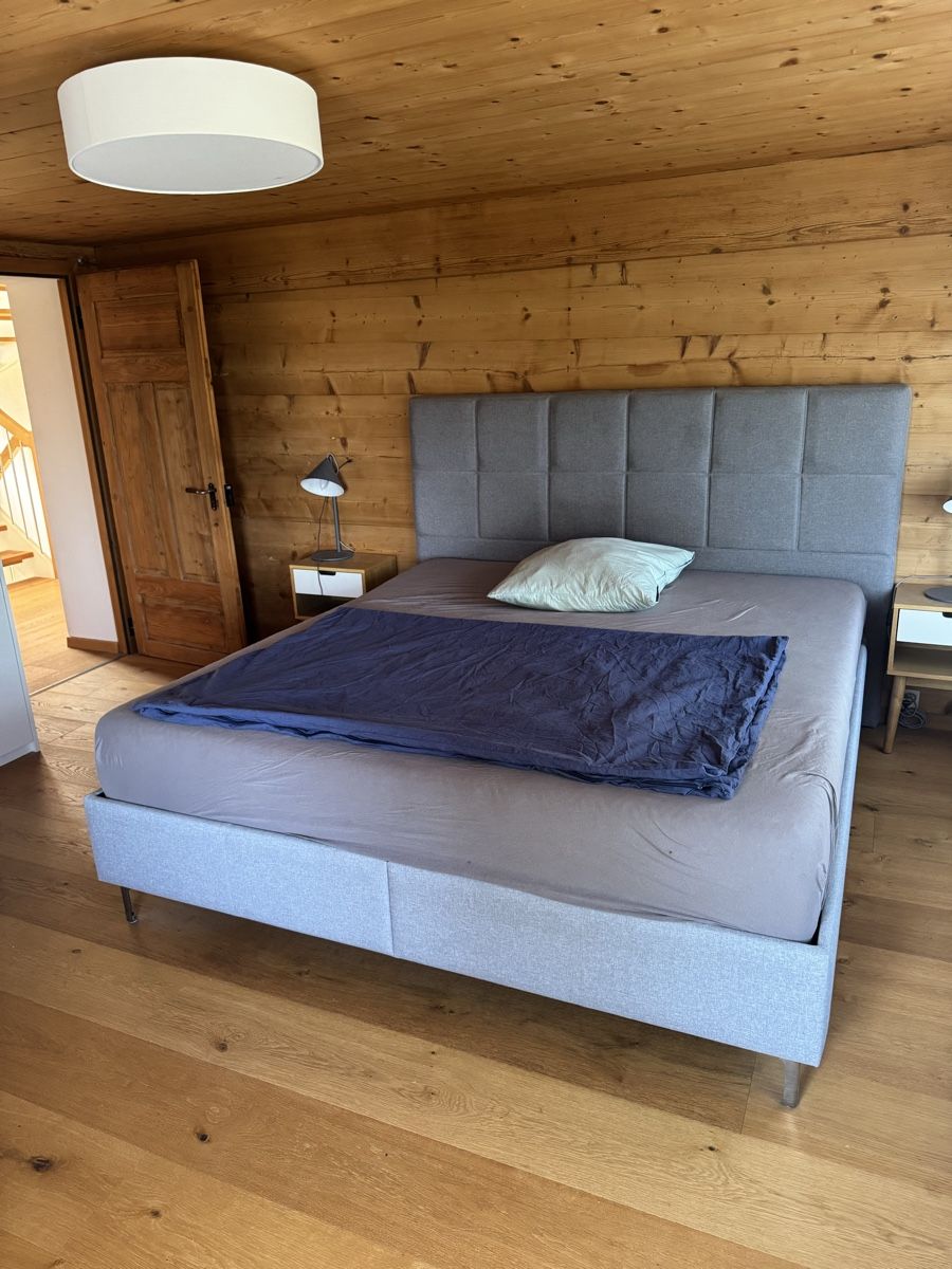 Letti: Tempur Bettgestell mit Matratze grau – Usato da Zuchwil venduto da Bluejay79 3