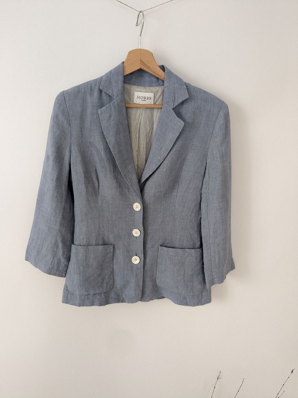 Hobbs Giacche: Hobbs Leinen Blazer hellblau Gr. 36 Sommerjacke – Usato da Rorschach venduto da olg_5qq2 1