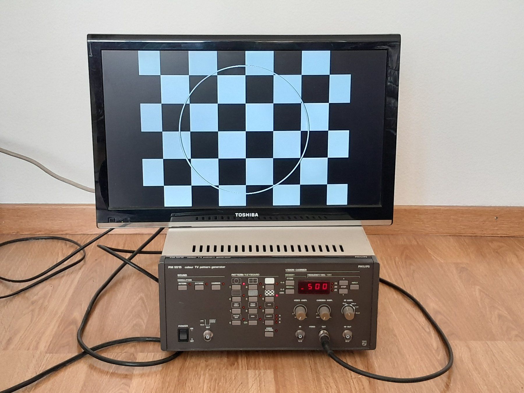 Philips Messen: Philips PM 5515 Colour TV Pattern Generator – Gebraucht aus Schlieren von  1