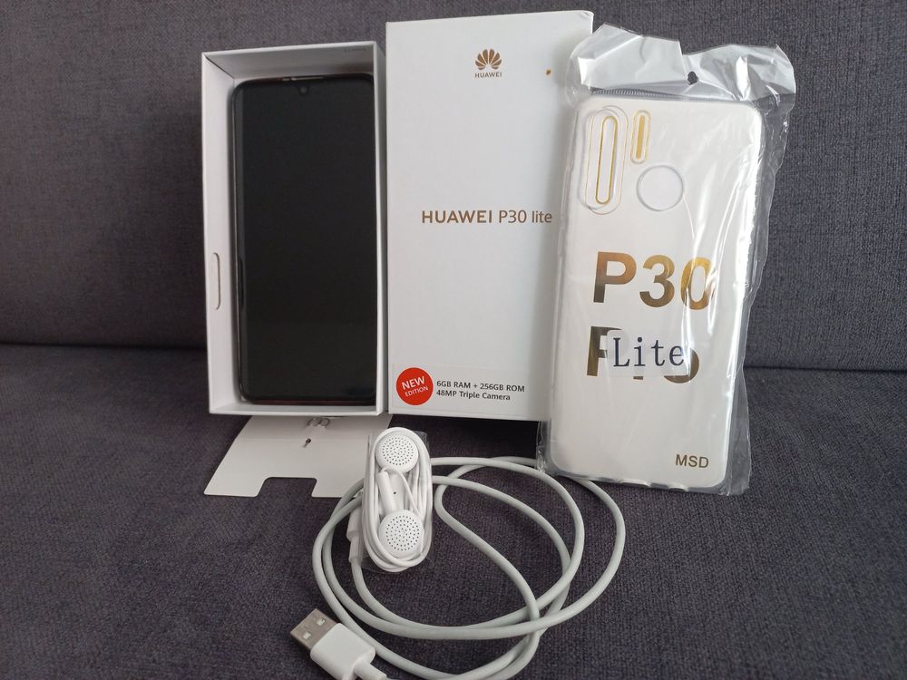 Huawei p30 lite New Edition 256GB Panzerglas/Hülle (Gebraucht) in ...