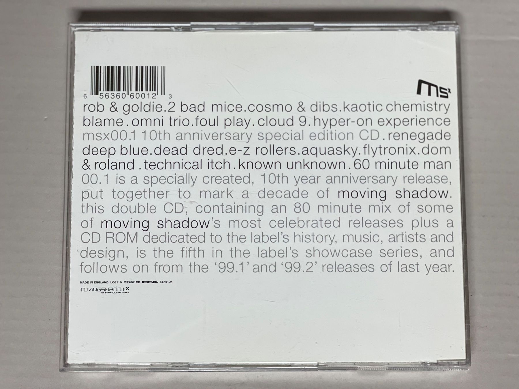 CDs: Timecode MSX00.1 - Drum’n’Bass Jungle Breaks CD - Top – Gebraucht aus Muri b. Bern von AdidasCollector 1