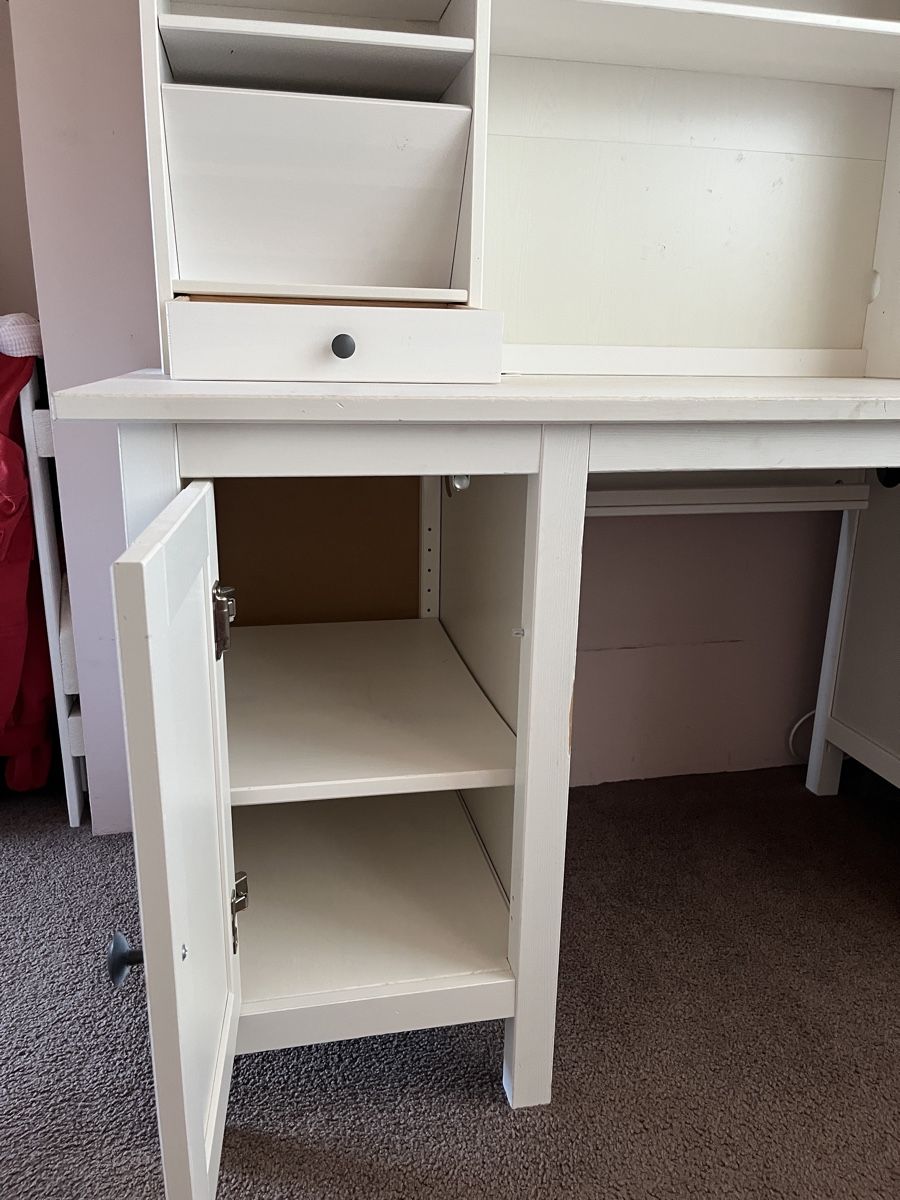 Ikea Scrivanie: IKEA HEMNES Schreibtisch weiss – Usato da Kirchberg SG venduto da Juege69 4