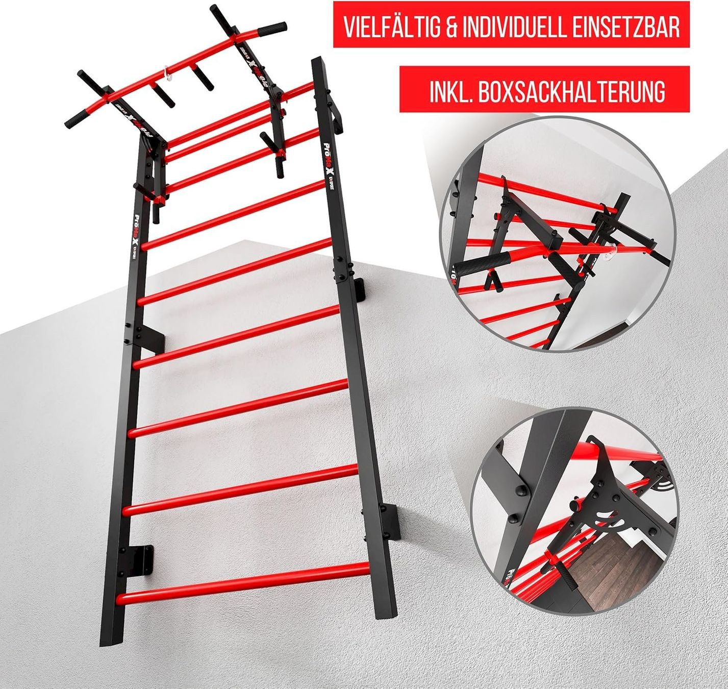 Küchengeräte: Sprossenwand + Klimmzustange/Dip Station – Neu und originalverpackt aus Bottighofen von zaap 3