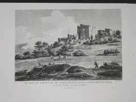 Pfeffingen Originalkupferstich 1780