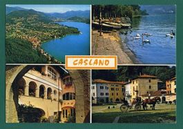Caslano am Lago di Lugano, 1982, gelaufen, Grossformat