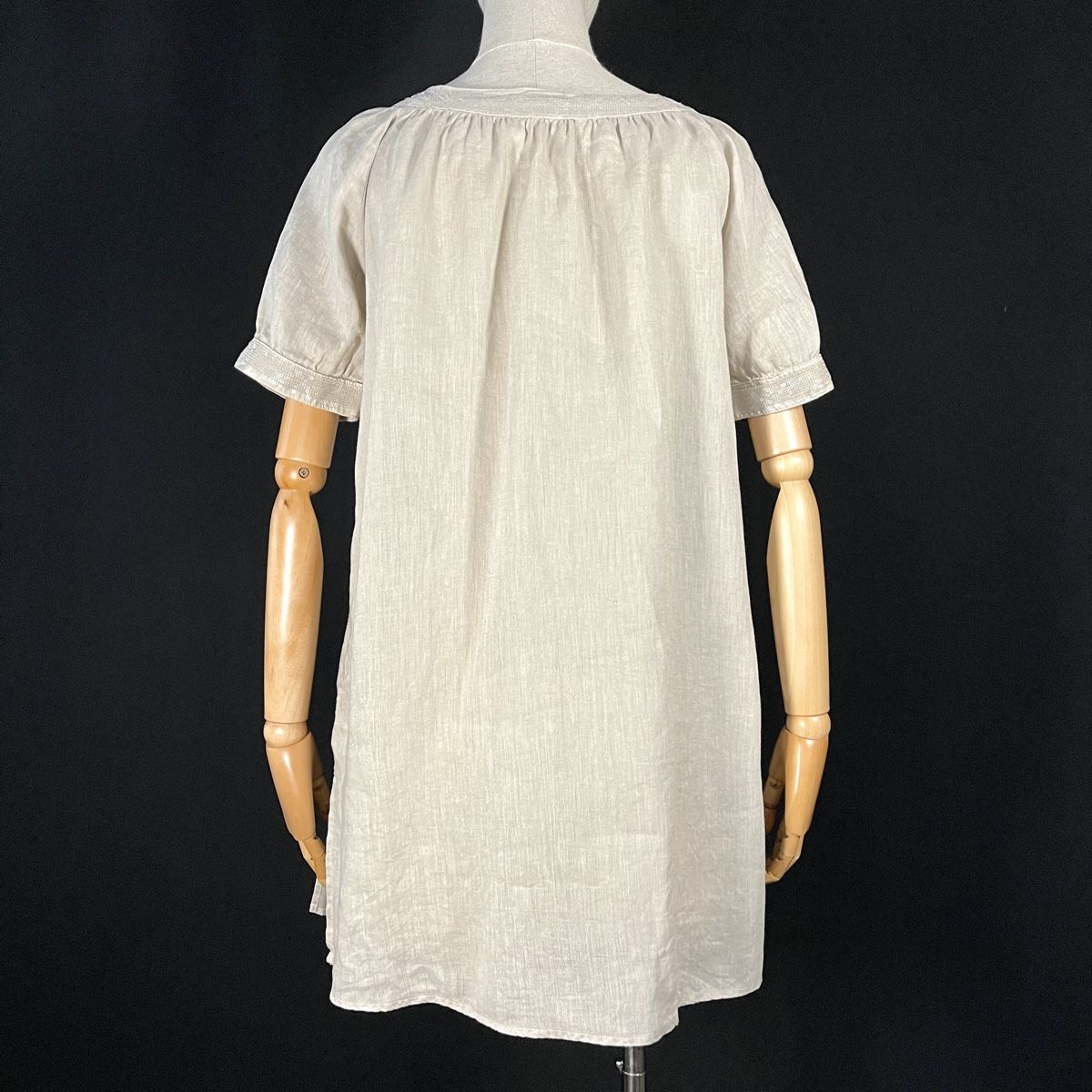 Vestiti: 120% LINO Beige Linen Dress – Nuovo (secondo la descrizione) da Emmen venduto da Avviivva_Com2023 4