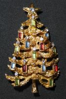 60s Weihnachts - Brosche – Tannenbaum