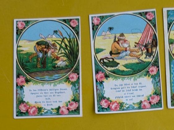Sammelbilder & Trading cards: Sammelbildchen um 1900 – Gebraucht aus Mönchaltorf von Blechfreund 2