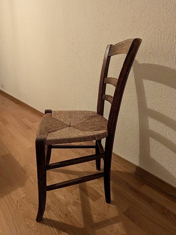 Stühle: 3 Holzstuhl mit Rattan Sitzfläche – Gebraucht aus Zürich von ben_5pkm 2