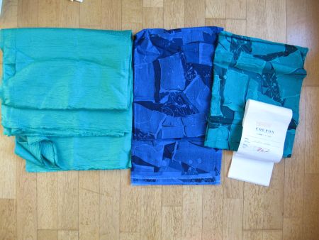 Stoffe-Paket 3 Stück Nähstoffe Bastelstoff Viscose Dekostoff