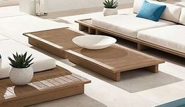 Tisch Gartentisch Teak Holztisch Couchtisch Outddortisch