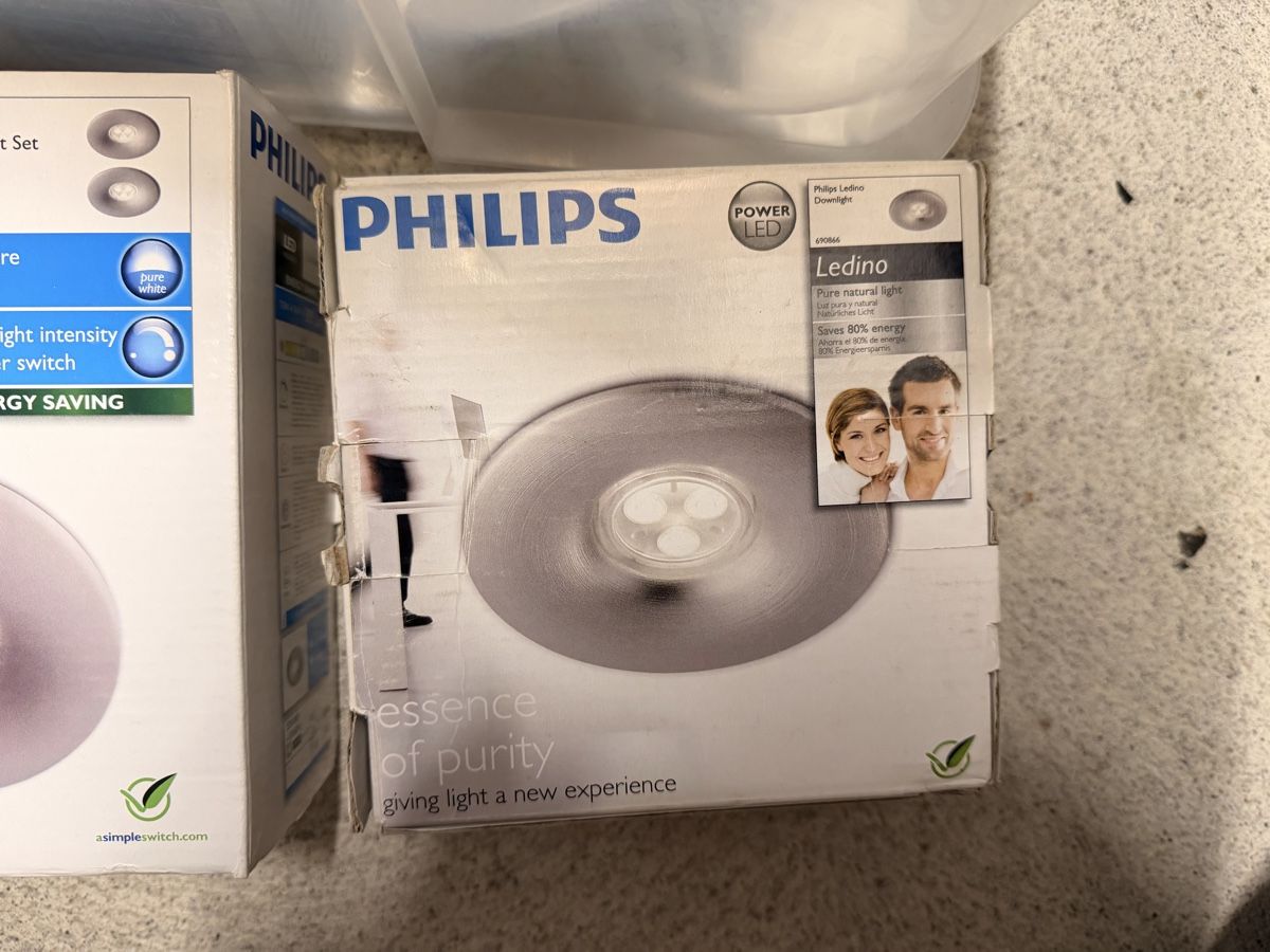 Philips Lampadari & plafoniere: Philips LED Einbaustrahler Ledino Set 14 Stk. – Nuovo (secondo la descrizione) da Zürich venduto da SwissBiker24 2