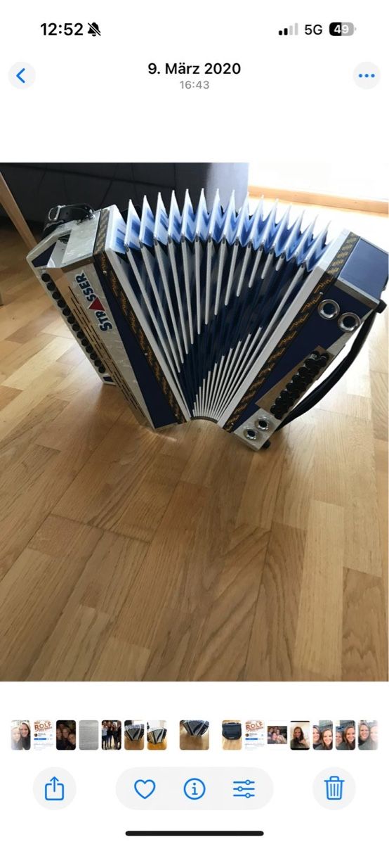 Musikinstrumente: Steirische Strasser Harmonika – Neu (gemäss Beschreibung) aus Spiegel b. Bern von onilomer 1