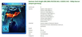 The Dark Knight - Blueray