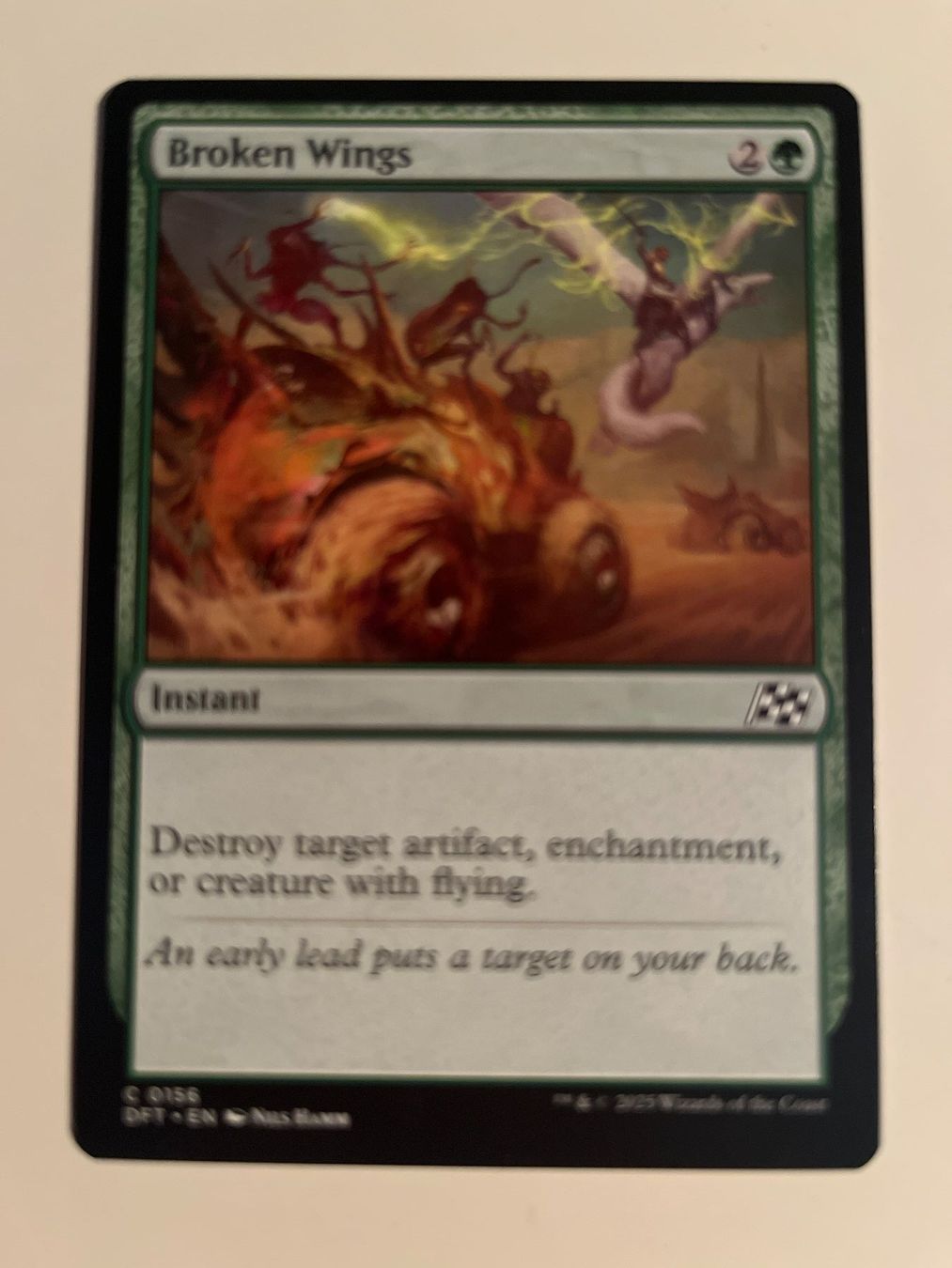 Magic The Gathering Carte collezionabili: 1 x Broken Wings - Magic: The Gathering - MtG – Usato da Kriens venduto da Shadi1980