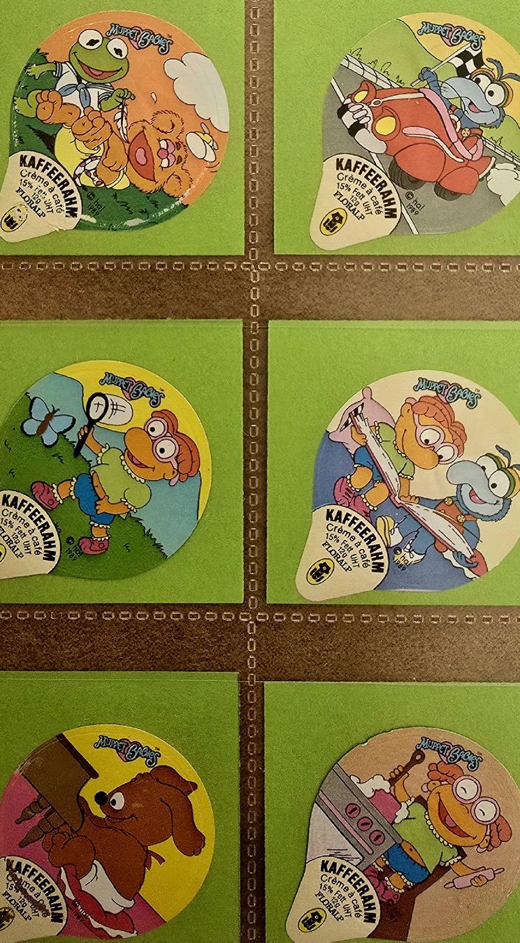 Floralp Coperchi dei cremini per caffè: 40 opercules crème à café Muppet show babies – Usato da Vessy venduto da madfamily