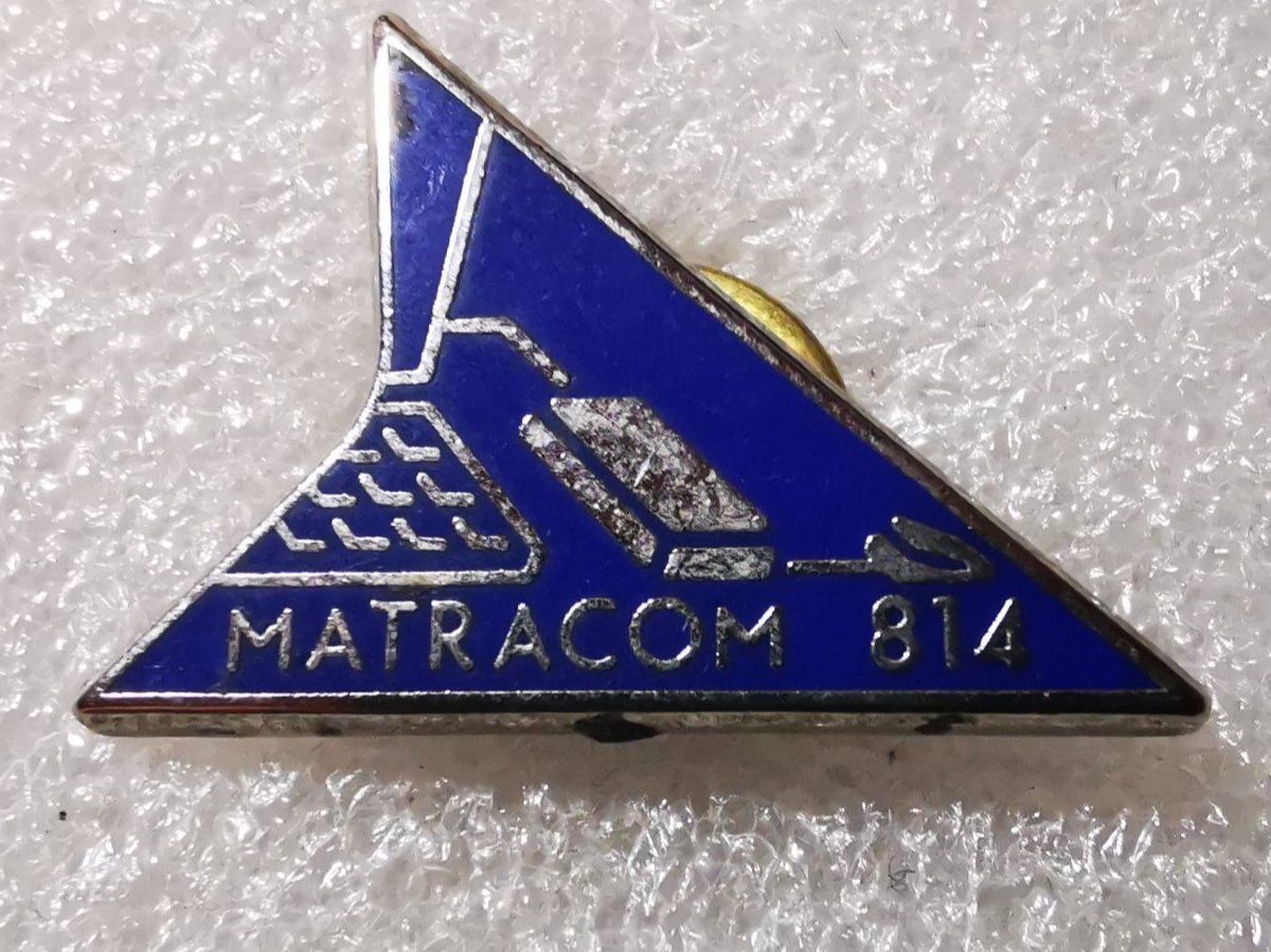 Placchette & Badge: Ansteckpin 7: Matracom 814 – Usato da Oppligen venduto da Pin-Fall-Shop