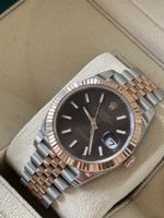 Rolex Datejust 41  Schoko 🤎Zifferblatt mit  Rose gold Top