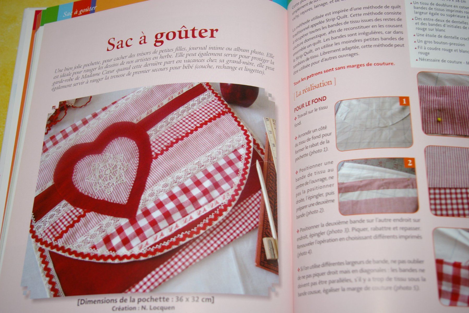 Schnittmuster: livre patchwork – Neu (gemäss Beschreibung) aus Granges (Salvan) von SSMLE 3